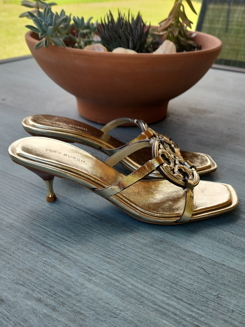 Tory Burch Miller Bombe Heels - Picture 3 of 5